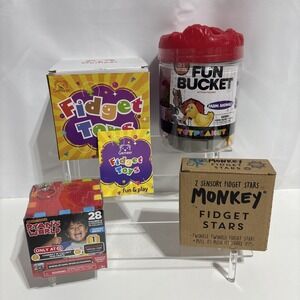 Toy Lot Gemeer Fidget Toys Fun N Play Fun Bucket Ryan's World Monkey Fidget Star